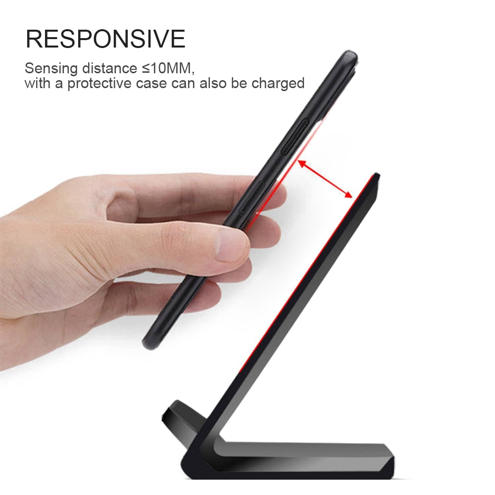 10W Wireless Fast Charging Dock Stand