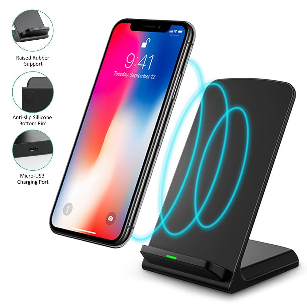 10W Wireless Fast Charging Dock Stand
