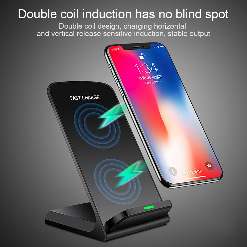 10W Wireless Fast Charging Dock Stand